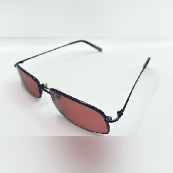 Vintage Converse Activate Black Rectangular Sunglasses Frames Only - Picture 2 of 8